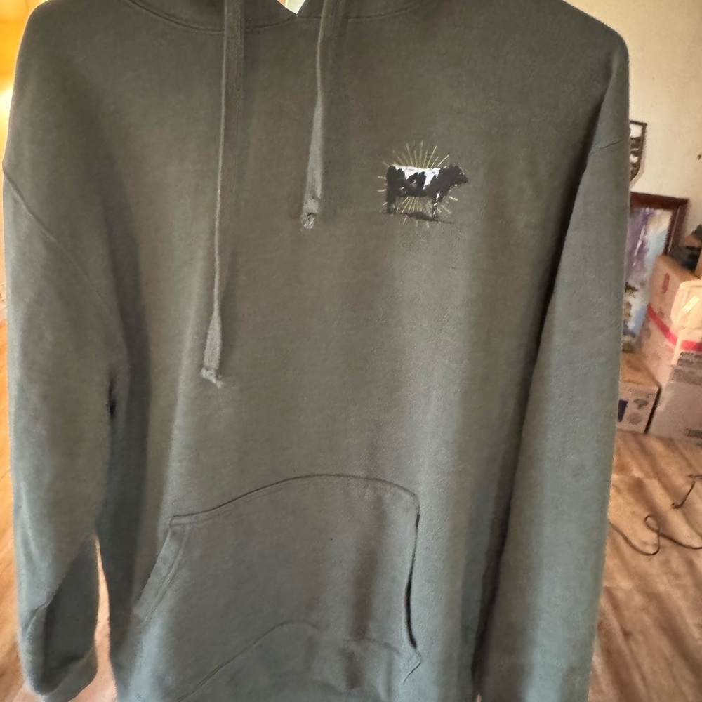 Women’s olive green hoodie